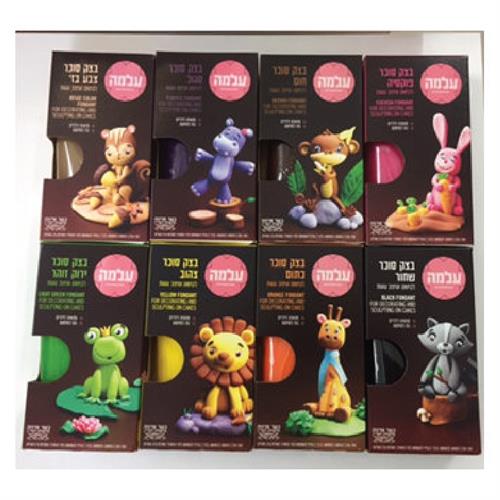 בצק סוכר עלמה 150 גרם במגוון צבעים