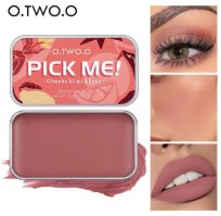 פלטת איפור 3 ב-1 שפתון, סומק וצללית