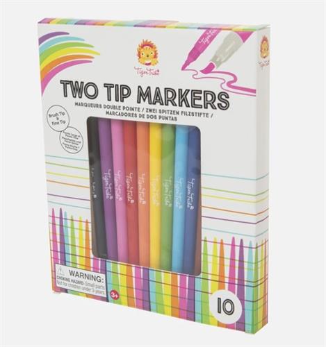 טושים דו צדדיים - TIGER TRIBE