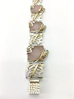 צמיד נשים כסף 925 משולב זהב MY051352785