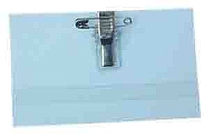 כיס שקוף לתג שם עם קליפס וסיכה Dymo DWT100 Name Badge Cards 57x90mm