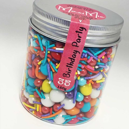 מקסי מיקס 35 - BIRTHDAY PARTY | סוכריות ושוקולדים צבעוניים למסיבת יומולדת | מיקס פורים