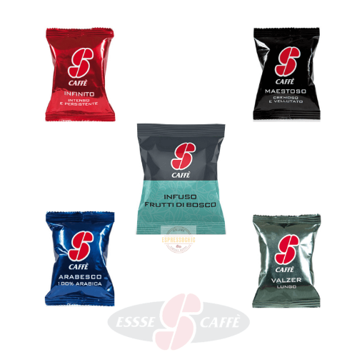 מארז טעימות ייחודי המכיל 200 קפסולות למכונת אסא קפה | Essse Caffe Mix