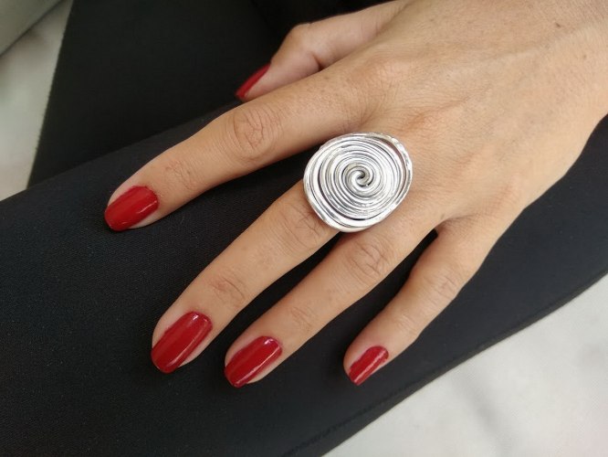 טבעת אליפסה מאלומיניום