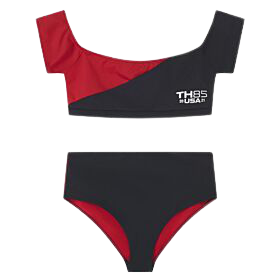 ביקיני TOMMY H כחול אדום משולב 8-16