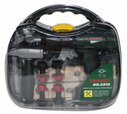 מזוודת כלים+מברגה