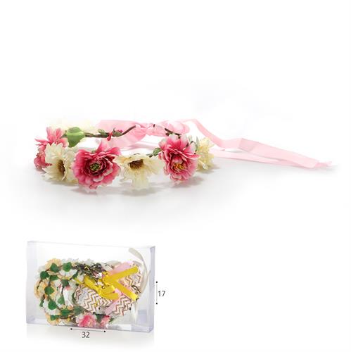 זר פרחים לראש