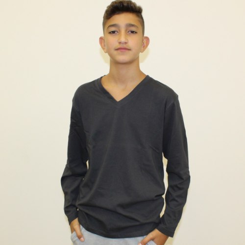 חולצת בית ספר מעבר בנים V