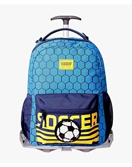 תיק גן טרולי אריאל כדורגל כחול