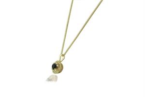 שרשרת ותליון יהלומים 0.62 קראט מזהב 14 קרט| תליון יהלום שחור | תליון יהלומים