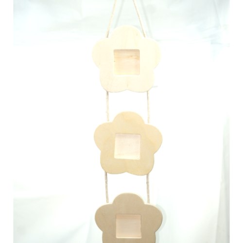 מובייל 3 פרחים עץ לבוד