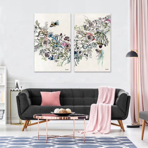 סט קנבס - אלמוגים