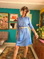 שמלת תכלת מתוקה לאללה L/XL