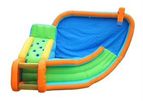 מגלשת מים כולל תותח מים כולל מדרגות חיצוניות משימשונית דגם 9117