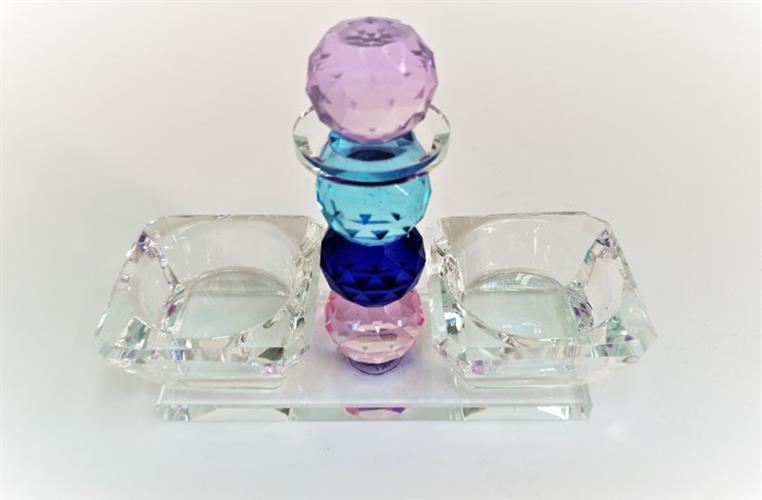 מלחיה מקריסטל בגווני סגול