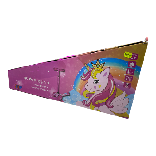 קורקינט 3 גלגלים חד קרן