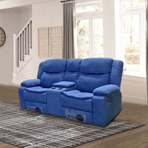 ספה 2 מושבים ג'ק מרלו (בד כחול)