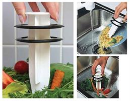 דוחף אשפה לטוחן אשפה