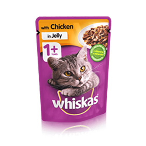 מעדן לחתול וויסקס עוף 85 גרם