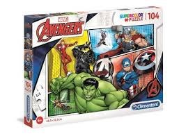 פאזל 104 חלקים גיבורי על מרוואל
