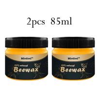 Beewax  להברקה וליטוש של עץ - 2 יחידות