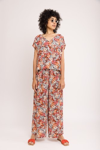 מכנסי מדו - פרחוניים