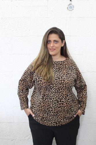 חולצת שנון מנומר