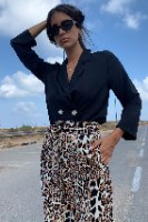 מכנס מנומר + חגורה