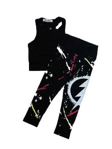 חליפה שפריצים שחורה