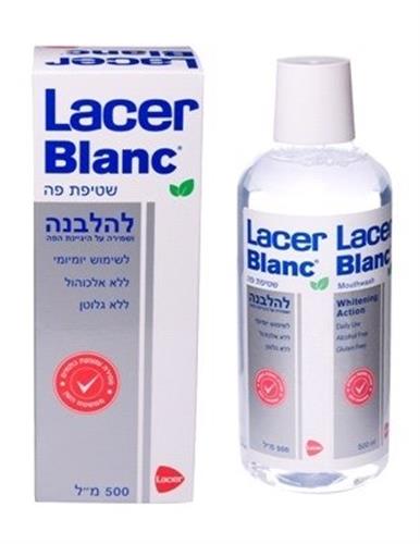 שטיפת פה להלבנה ושמירה על היגיינת הפה 500 מל Lacer Blanc
