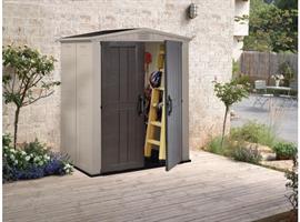 מחסן גינה עשוי פלסטיק דגם פקטור 6*3 במידות  1.78X1.13