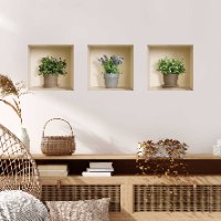 כוורת 6 מדבקות ספרים ועציצים