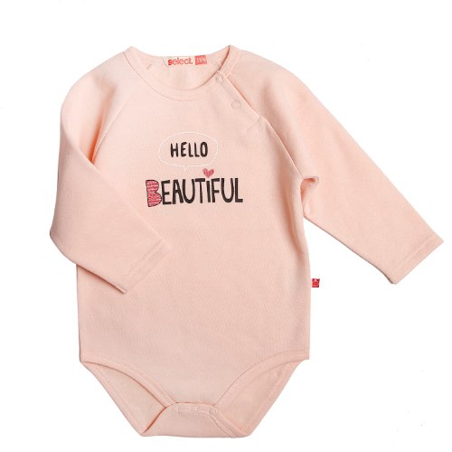 בגד גוף פוטר בייבי אפרסק