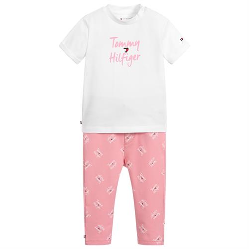 חליפת תינוקות TOMMY HILFIGER ורוד
