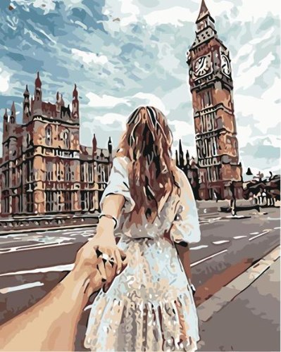 צביעה לפי מספרים - לך אחרי לונדון