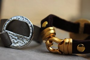 צמיד קרוס כסוף