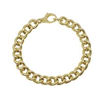 צמיד זהב חוליות לאישה עדין עם נוכחות