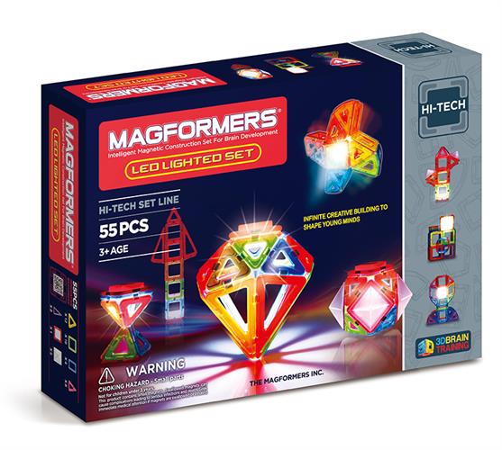 מגפורמרס ערכת לד 55 מגנטים  709001