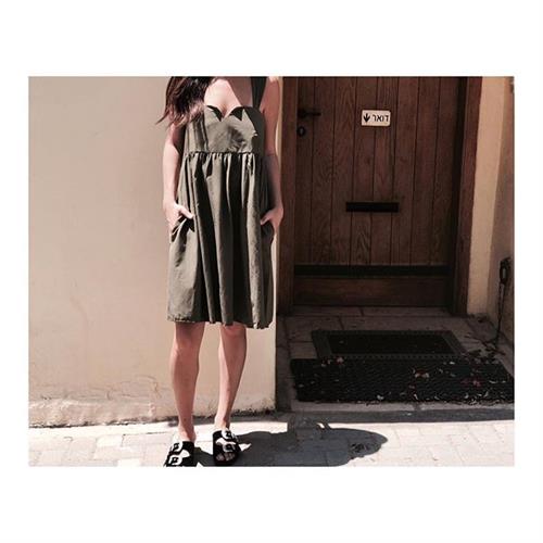 שמלת סיירה זית