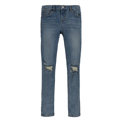 ג׳ינס כחול בהיר עם קרע LEVIS סקיני בנים - 2-20