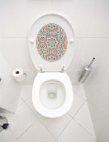 עיצוב איזור האסלה – מדבקה (39 ₪) שטיחון (88 ₪) סט (119 ₪) ונציה TIVA DESIGN