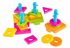 השחלת צורות בסיבוב