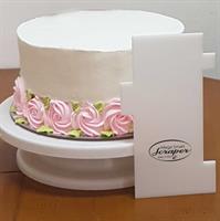 קלף מגה מדורג ליצירה מדרגות בעוגה | קלף להחלקת עוגה | משטח ליצירת קומות בעוגות קרם