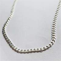 שרשרת גורמט פנצ'ר כסף קצרה M