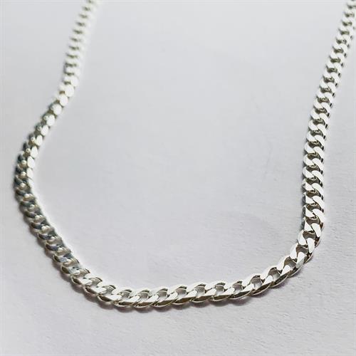 שרשרת גורמט פנצ'ר כסף קצרה M