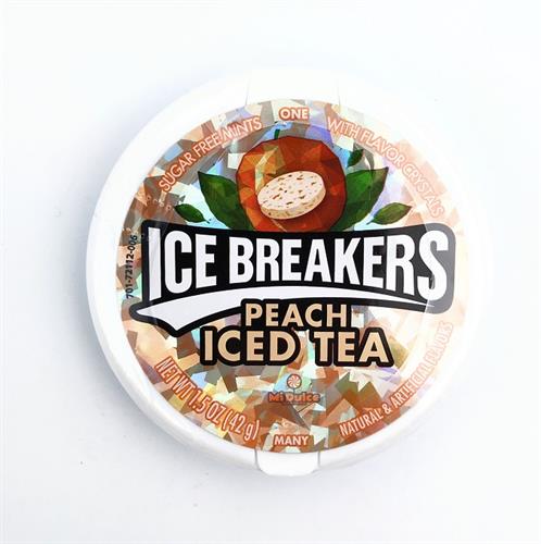 Ice Breakers סוכריות מרעננות בטעם אייס טי אפרסק
