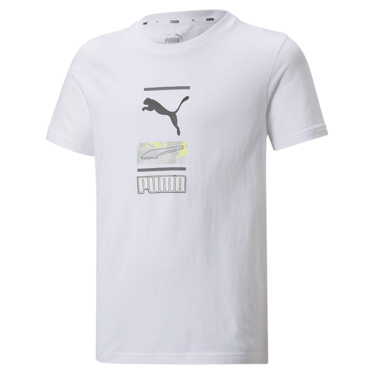 חולצת טישרט לבנה PUMA (3-16)