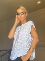 חולצת גופרה - לבן