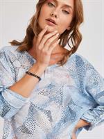 צמיד קריסטל מטאלי