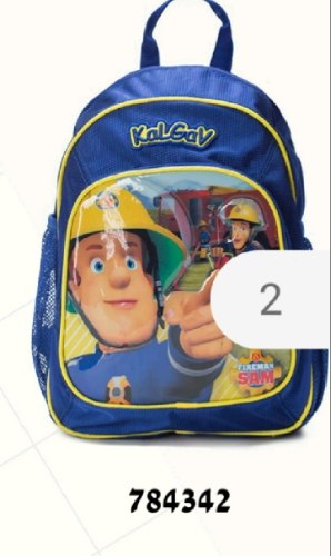 תיק גן נועם סמי הכבאי כחול צהוב